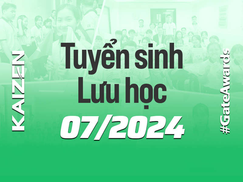 Tuyển sinh Lưu học (Du học) Nhật Bản GATE Awards - tháng 7/2024