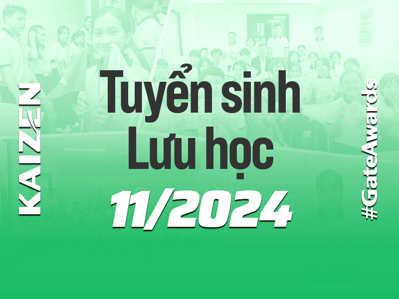 Tuyển sinh Lưu học (Du học) Nhật Bản GATE Awards - tháng 11/2024